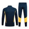 Real Madrid Quarter Zip Navy Trænings Sweatshirt 2023-24